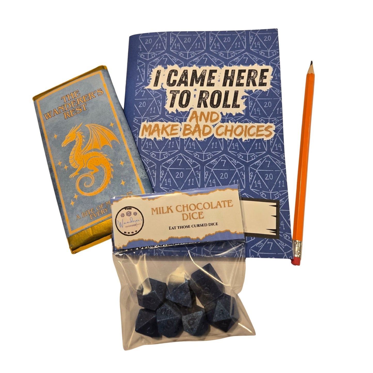 I Came Here to Roll Dice and Make Bad Choices Gift Set (A5)