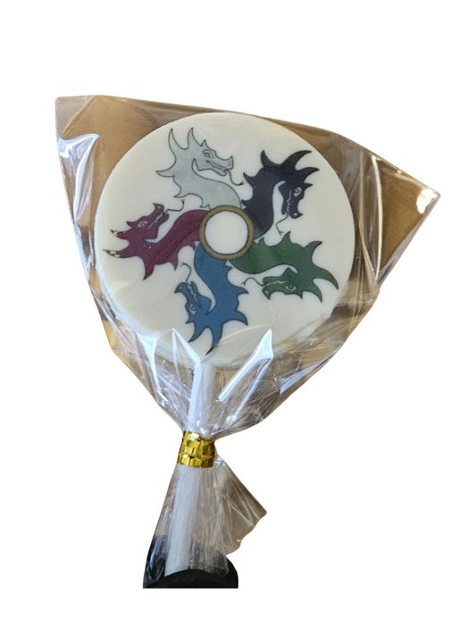 Tiamat White Chocolate Lollipop