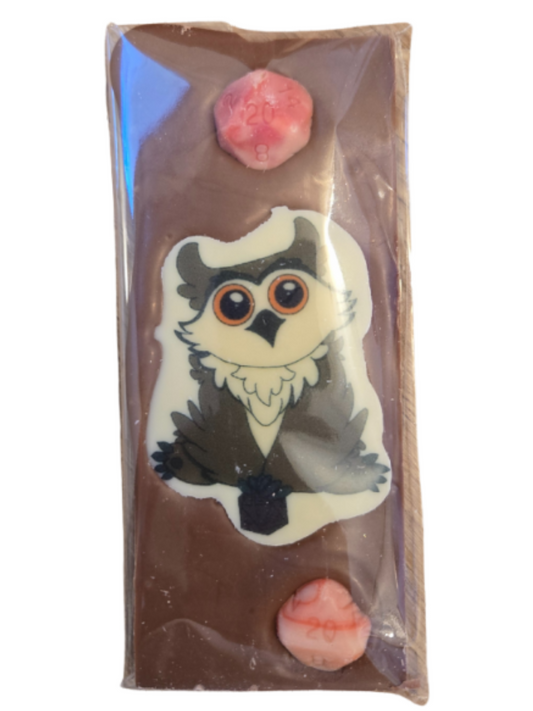 Owl Bear Small Milk Chocolate Bar